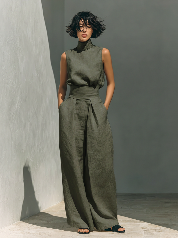 Chloé - Completo in cotone e lino