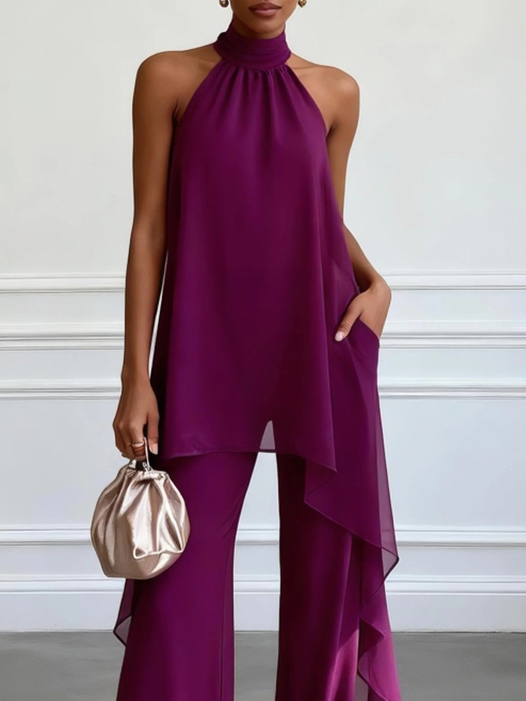 Eleganza Lilla Completo Due Pezzi